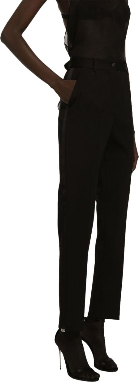 Dolce & Gabbana Trousers Woman Clothing Zwart