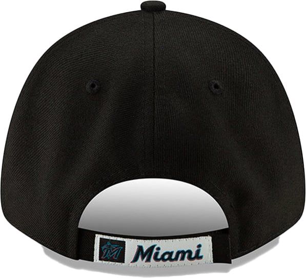 New Era Miami Marlins Black 9Forty Cap Zwart