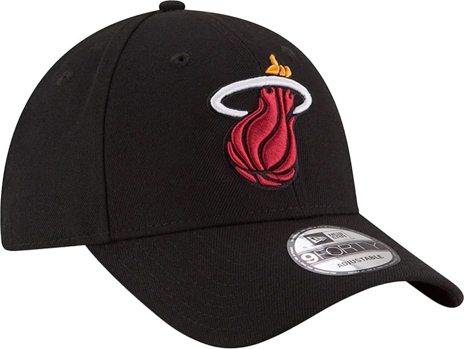 New Era Miami Heat Black 9forty cap Zwart
