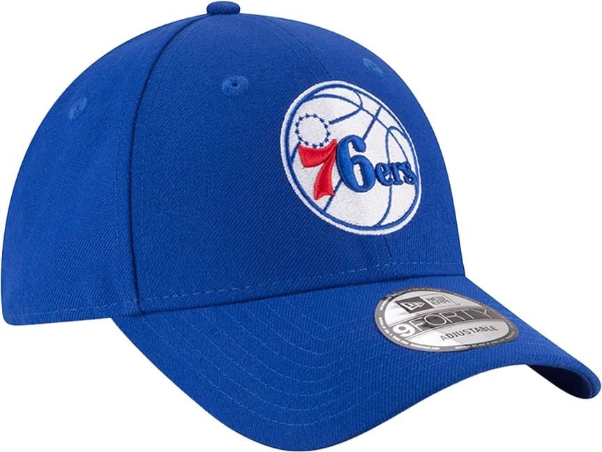 New Era Philadelphia 76ers Blue 9forty cap Blauw