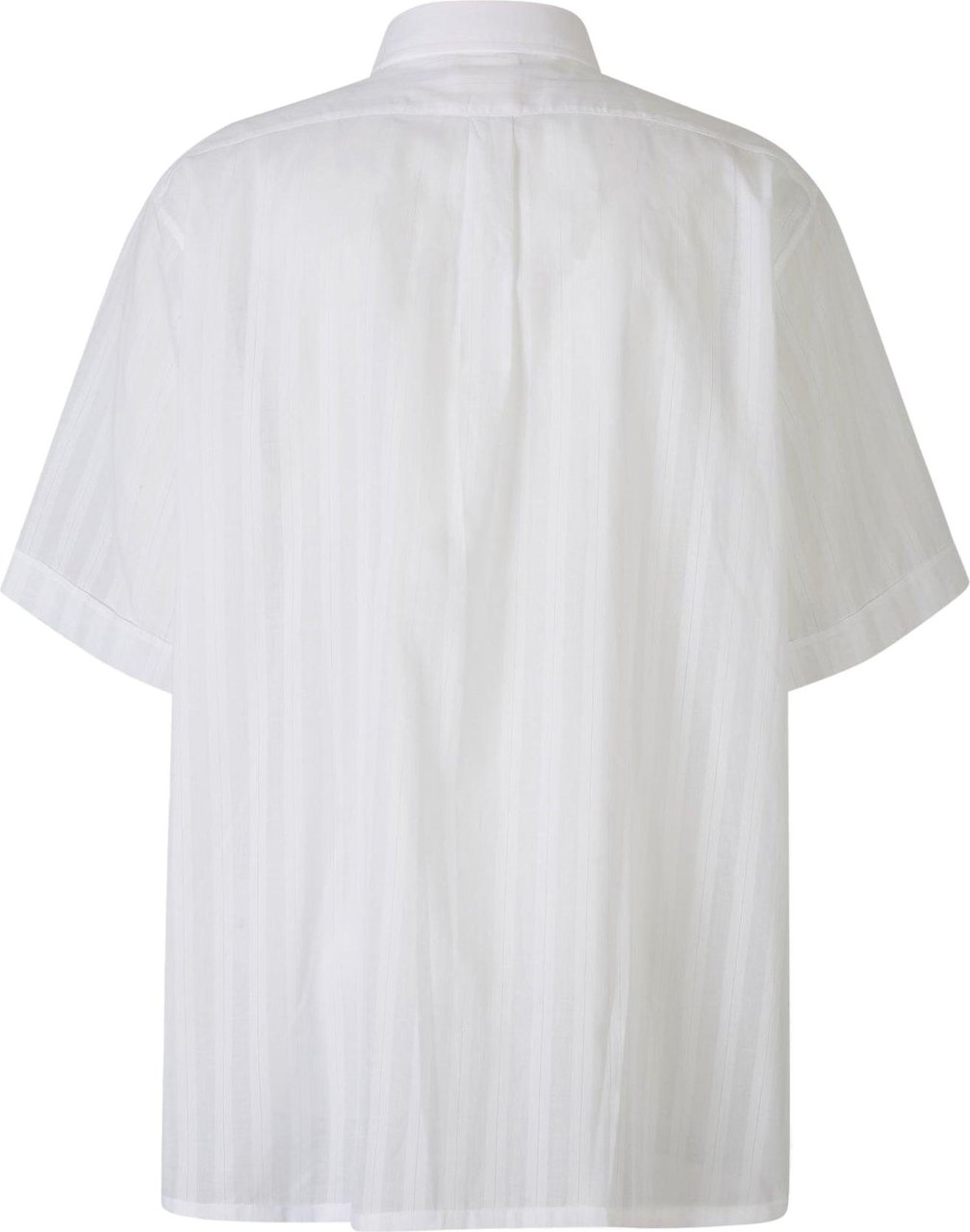 Givenchy Striped Chiffon Shirt Wit