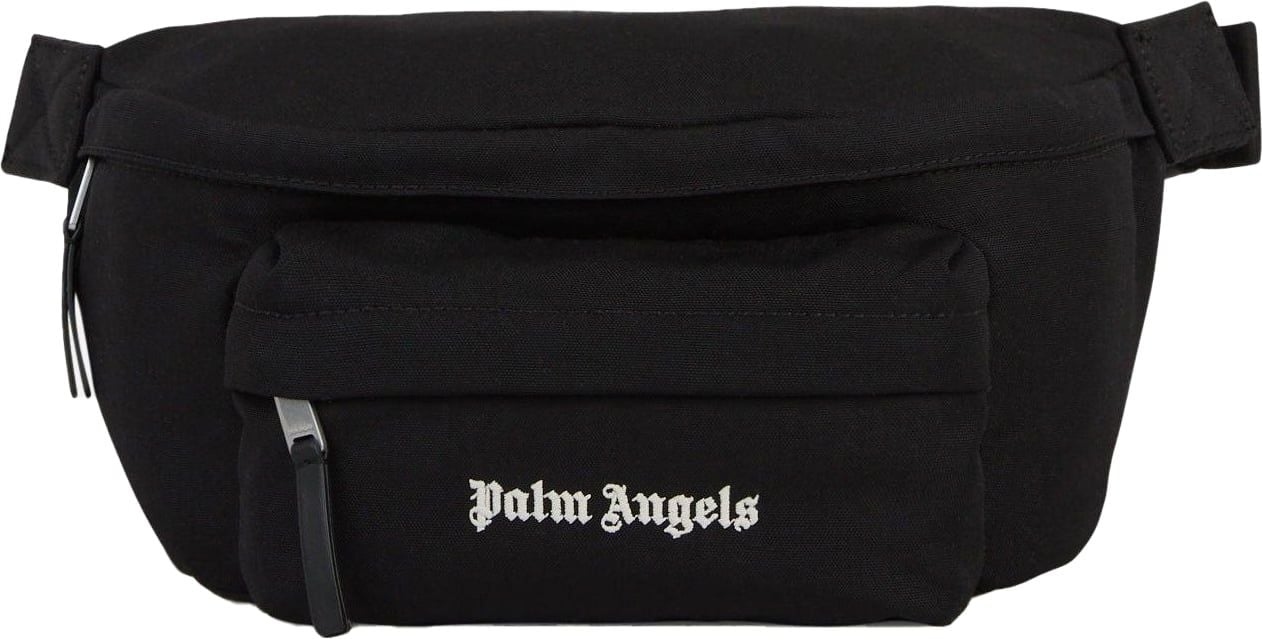 Palm Angels Logo Cotton Waist Bag Divers