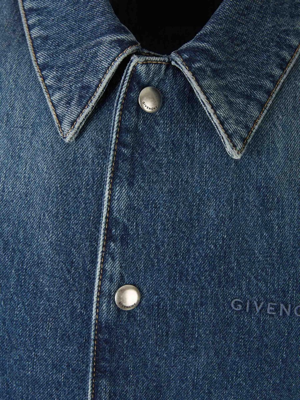 Givenchy Cotton Denim Vest Divers