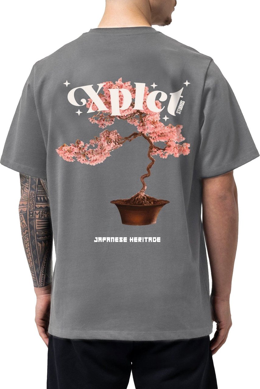 XPLCT Studios Bonsai T-Shirt Grijs
