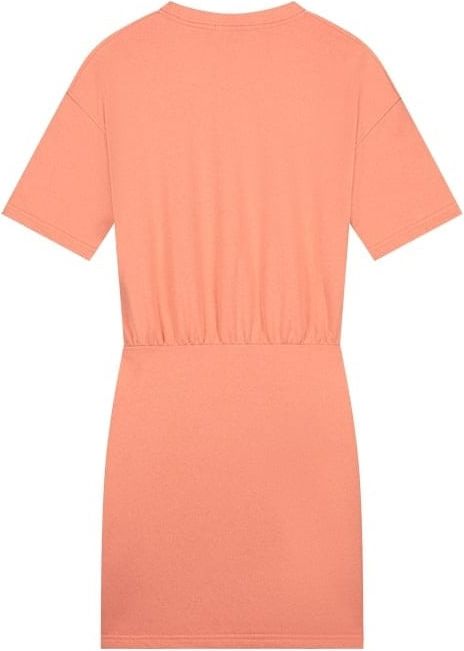 Malelions Malelions Women Luna T-Shirt Dress - Coral/White Roze