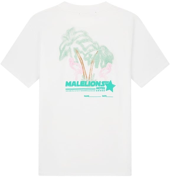 Malelions Malelions Men Hotel T-Shirt Wit