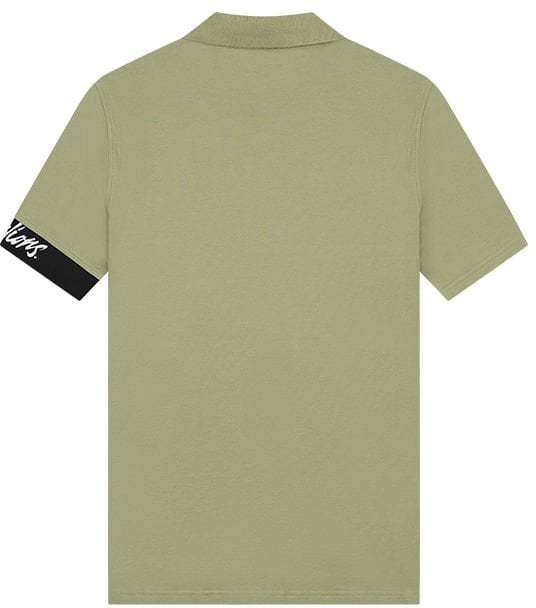 Malelions Captain Polo - Light Sage/Black Groen