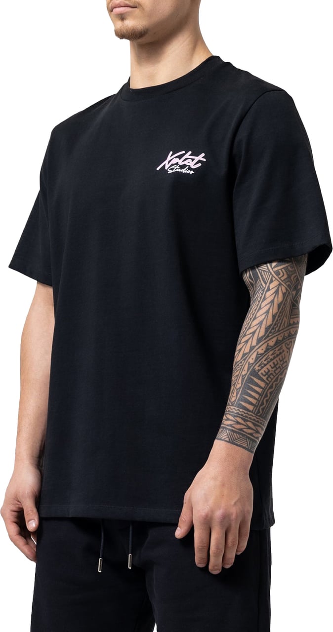 XPLCT Xplct Heren T-shirt Zwart XPL-2403-04/19 VICE Zwart