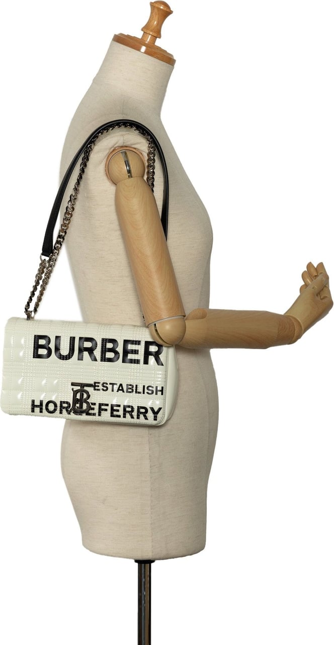 Burberry Small Horseferry Lola Crossbody Bag Wit