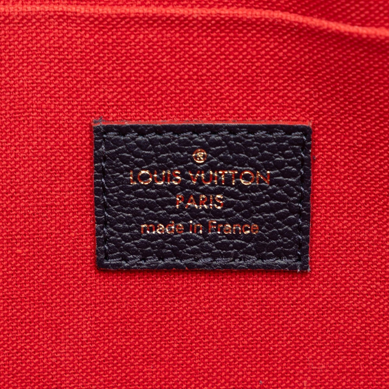 Louis Vuitton Monogram Empreinte Pochette Felicie Blauw