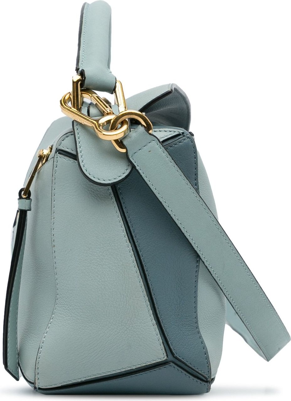 Loewe Small Tricolor Puzzle Bag Blauw