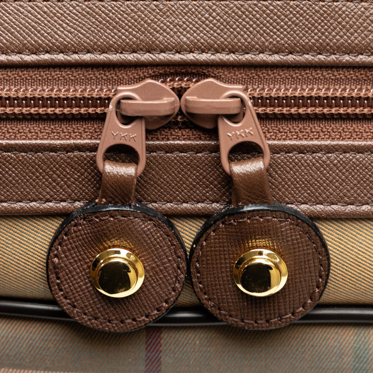 Burberry Vintage Check Travel Bag Bruin