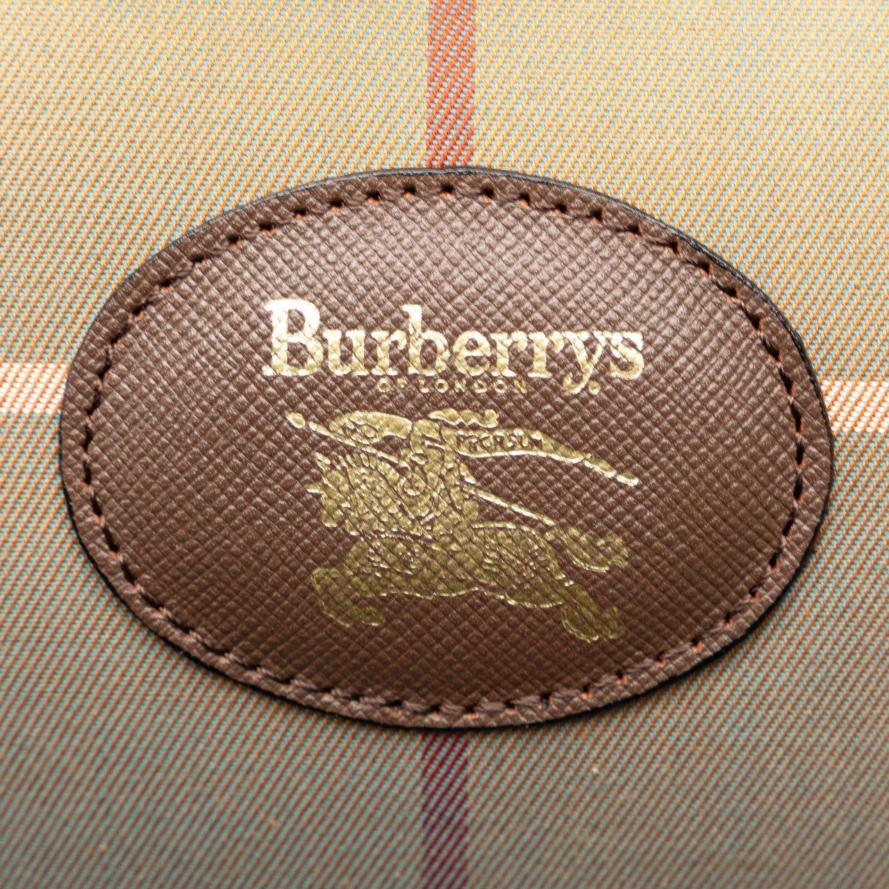 Burberry Vintage Check Travel Bag Bruin