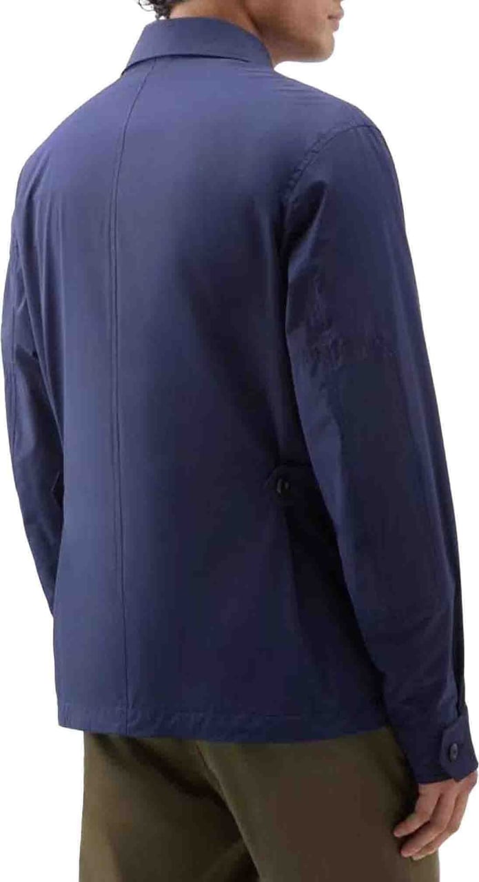Woolrich Heren MattStretch Field Jacket Blauw Blauw