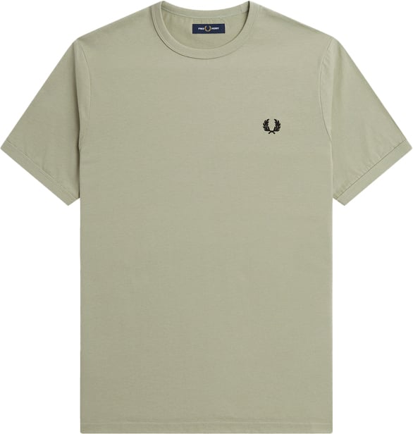 Fred Perry Ringer T-Shirt Groen Groen