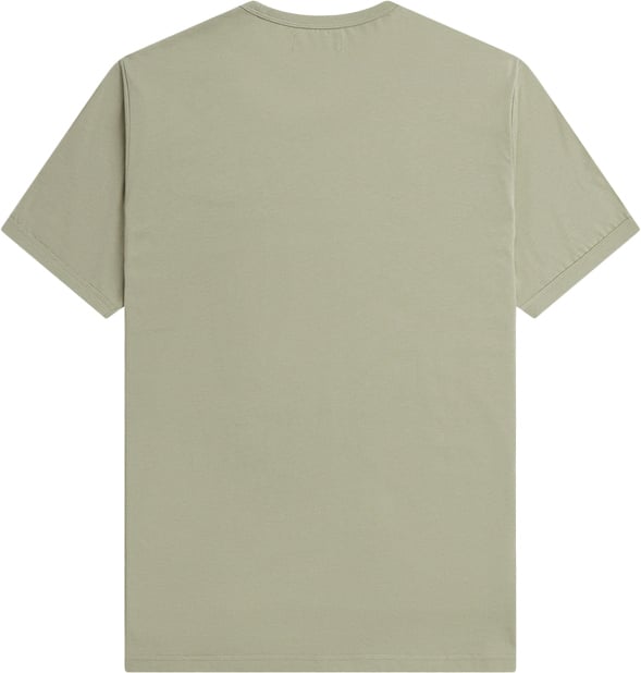 Fred Perry Ringer T-Shirt Groen Groen