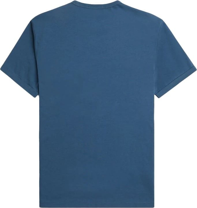 Fred Perry Ringer T-Shirt Blauw
