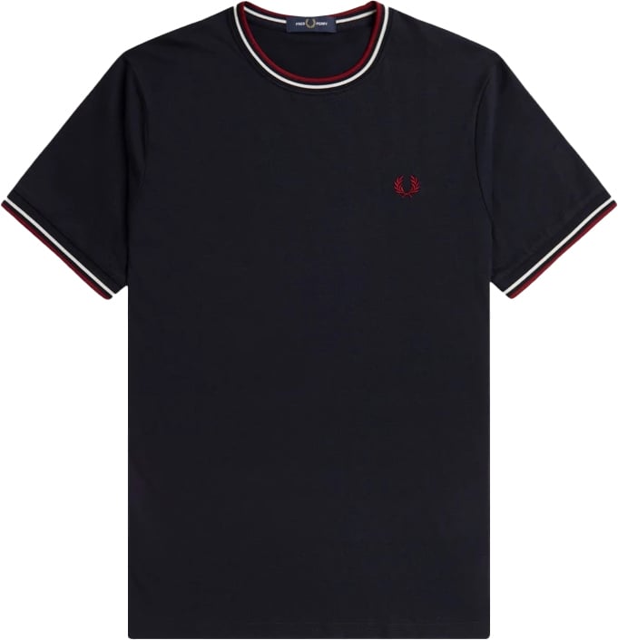 Fred Perry Twin Tipped Shirt Blauw