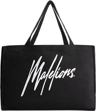 Malelions Malelions Men Signature Tote Bag - Vintage Black Zwart