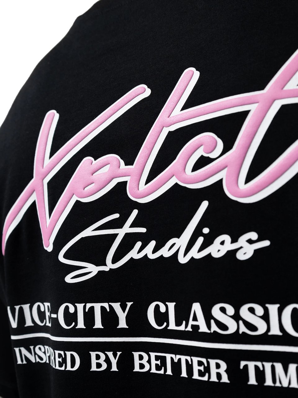 XPLCT Xplct Heren T-shirt Zwart XPL-2403-04/19 VICE Zwart