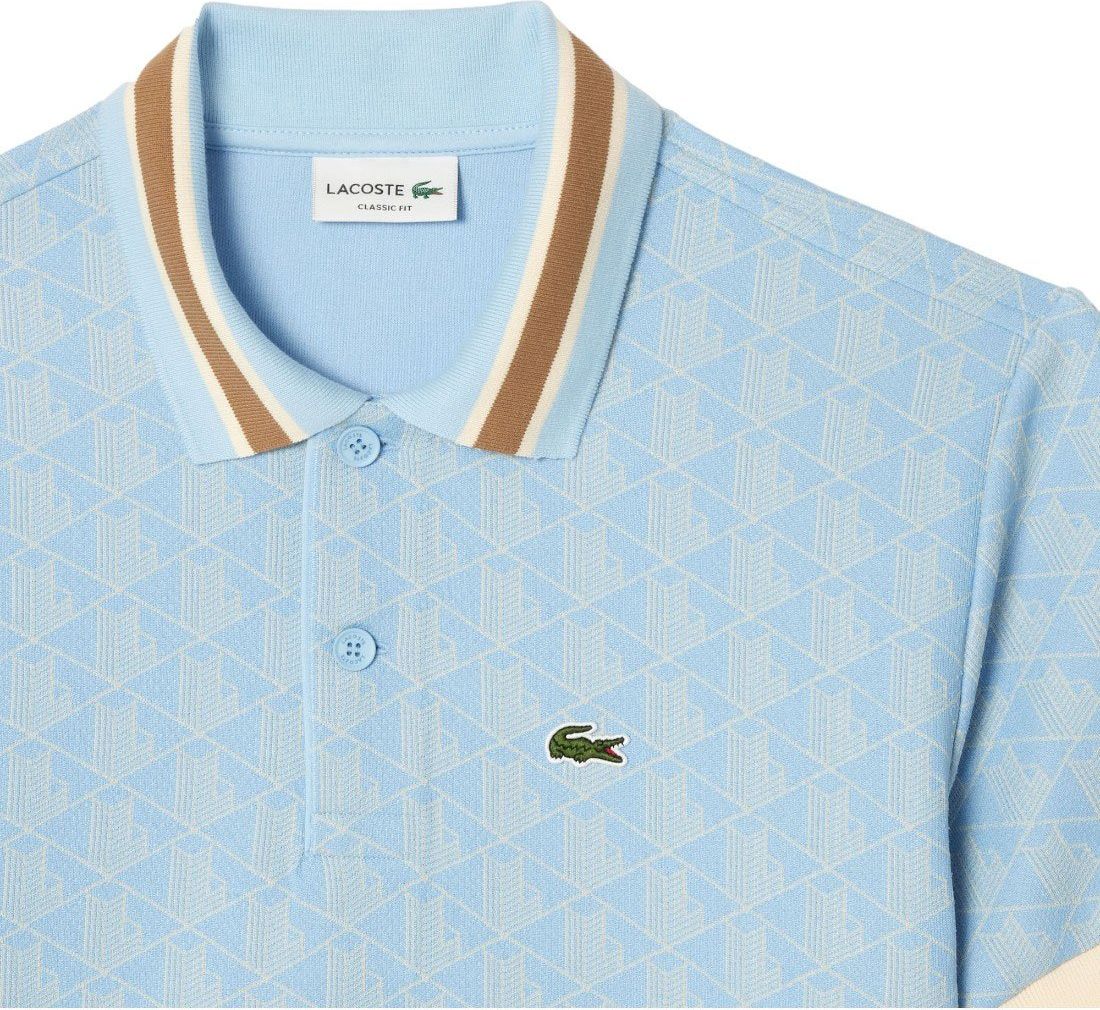 Lacoste Lacoste Heren Polo Blauw DH1417/WB5 Blauw