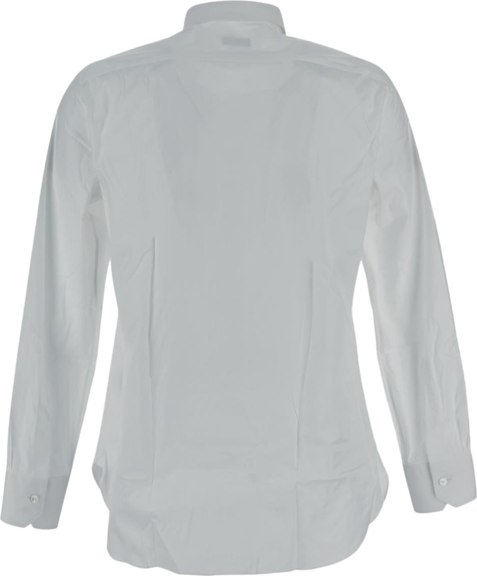 Zegna Cotton Shirt Wit