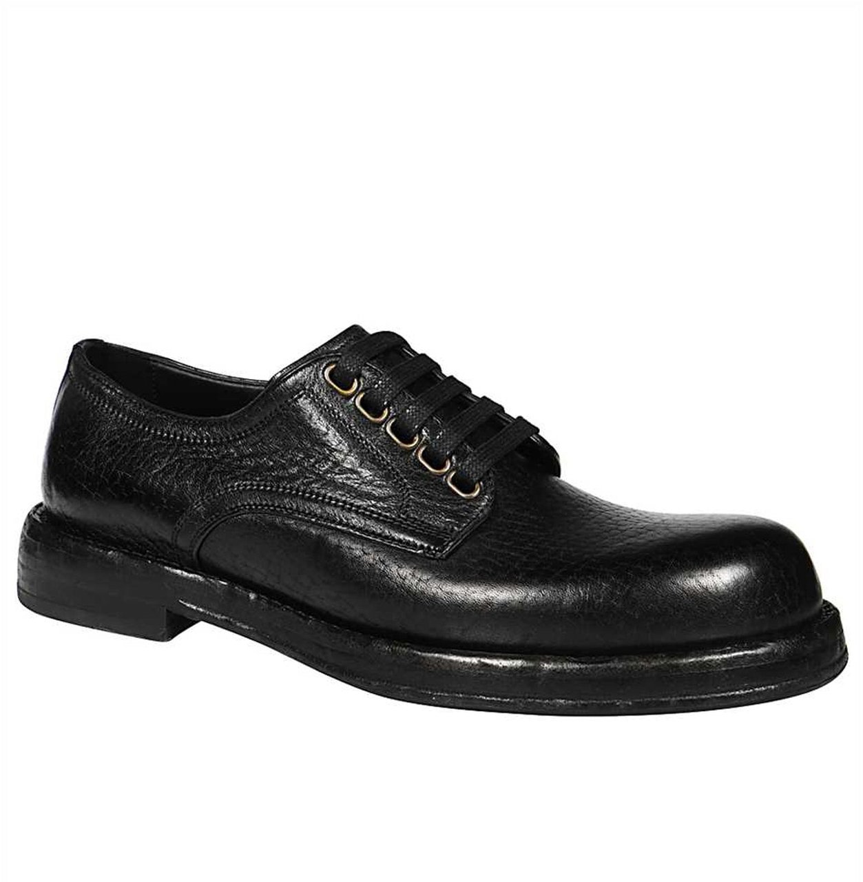 Dolce & Gabbana Dolce & Gabbana Leather Derbies Zwart