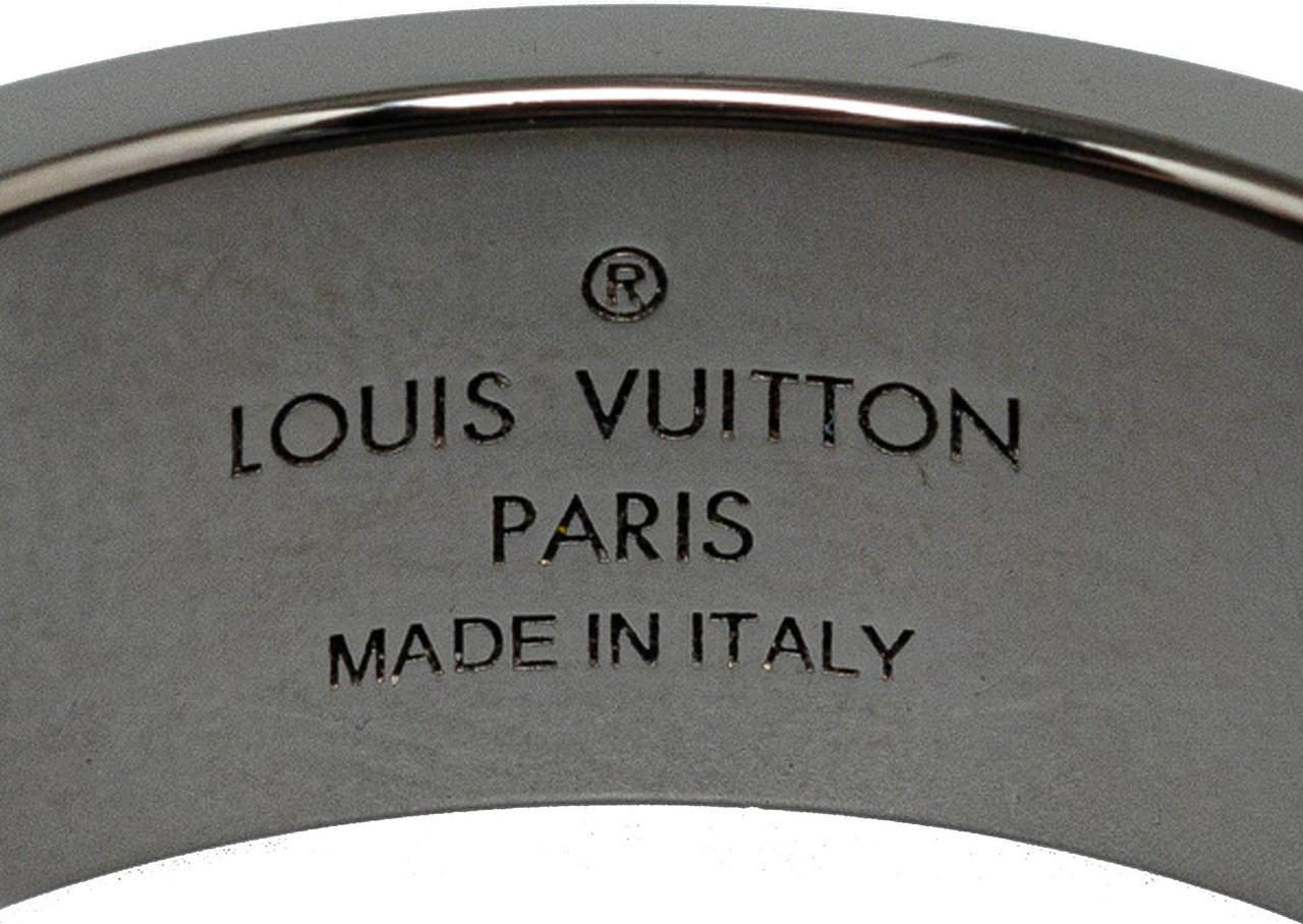 Louis Vuitton LV Instinct Gunmetal Ring Grijs