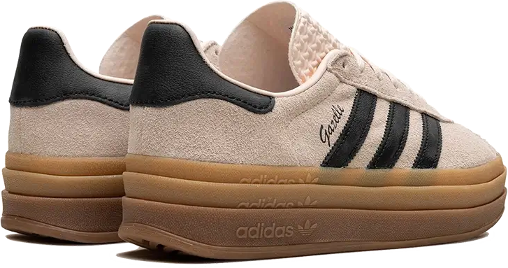 Adidas Adidas Gazelle Bold Wonder Quartz Black Gum Zwart