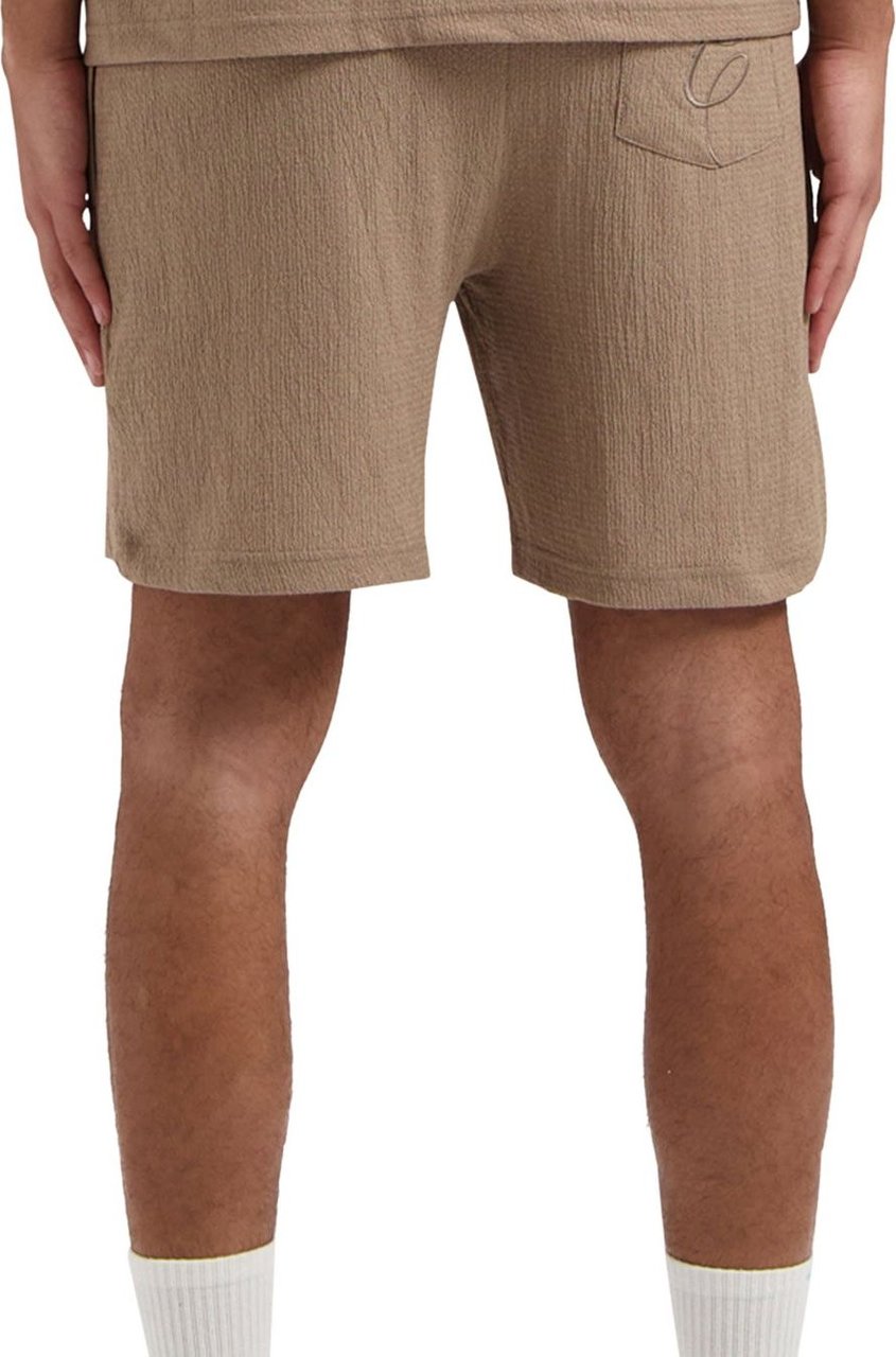Croyez croyez seersucker shorts - mushroom Beige