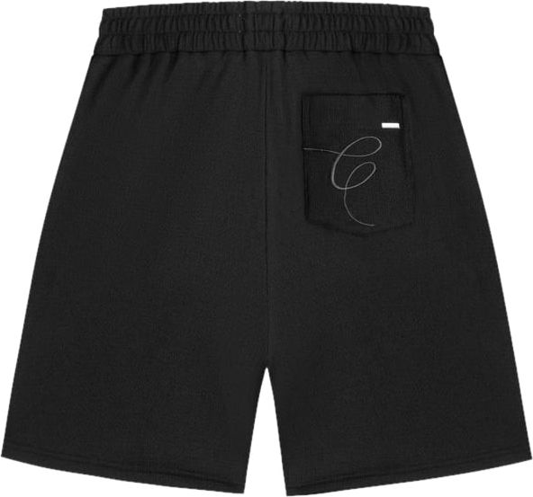 Croyez croyez seersucker shorts - vintage black Zwart