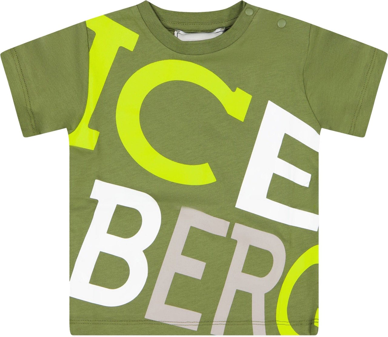 Iceberg Iceberg Baby Jongens T-shirt Army Groen