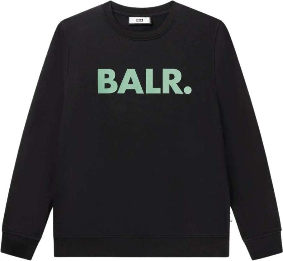 BALR Brand straight crewneck sweaters zwart Zwart