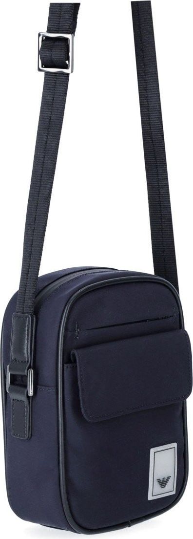 Emporio Armani Travel Essential Navy Blue Crossbody Bag Blue Blauw