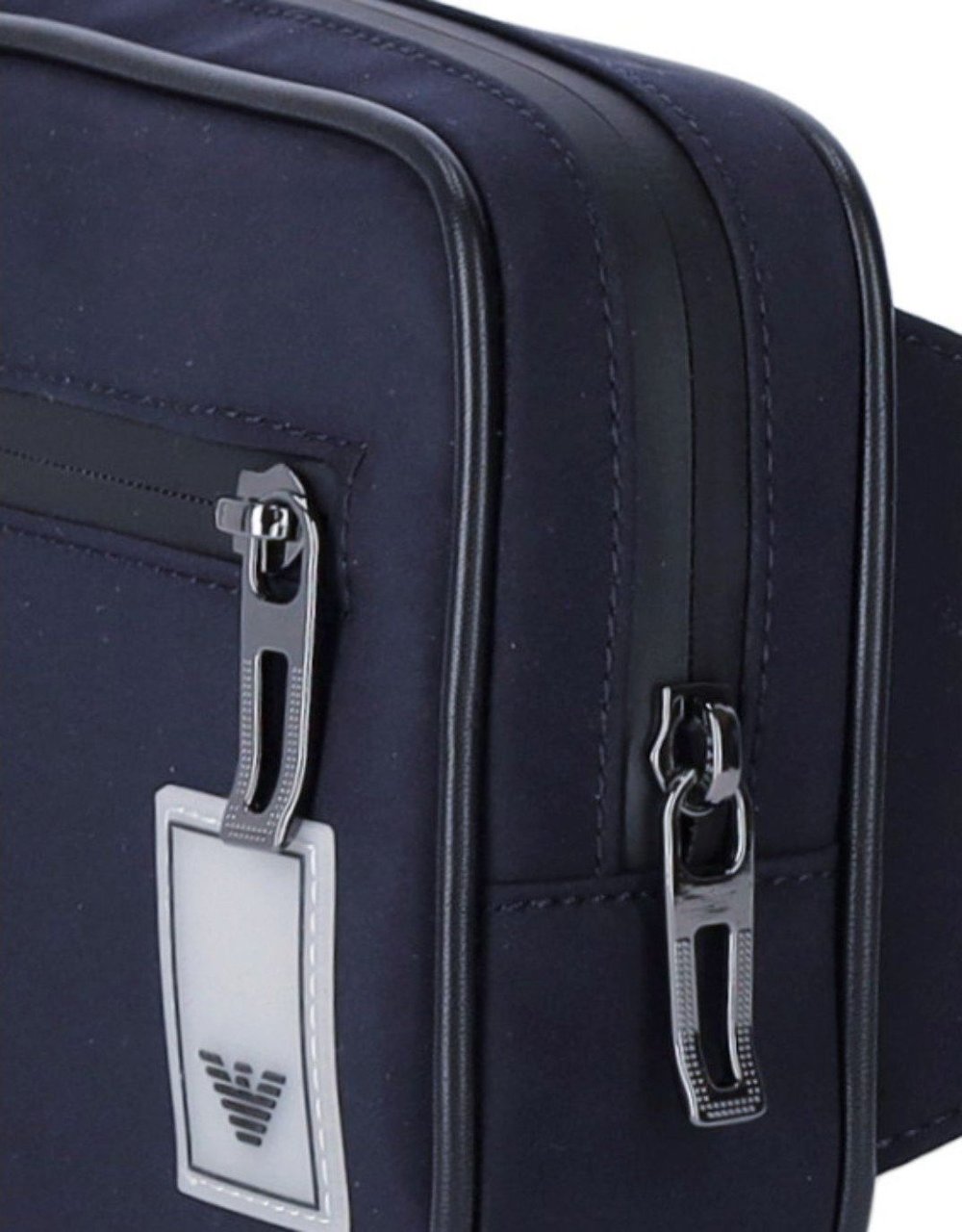 Emporio Armani Travel Essential Navy Blue Belt Bag Blue Blauw