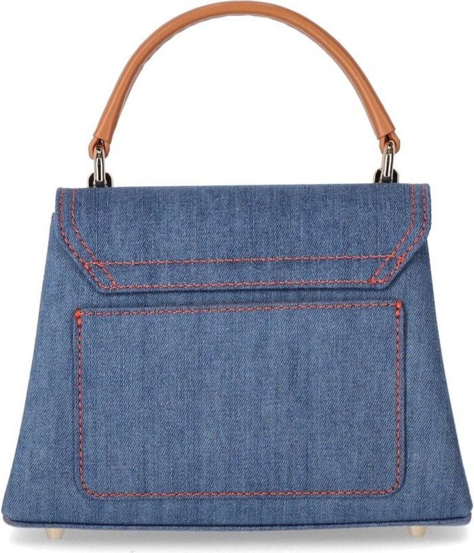 Furla 1927 Mini Denim Blue Handbag Blue Blauw