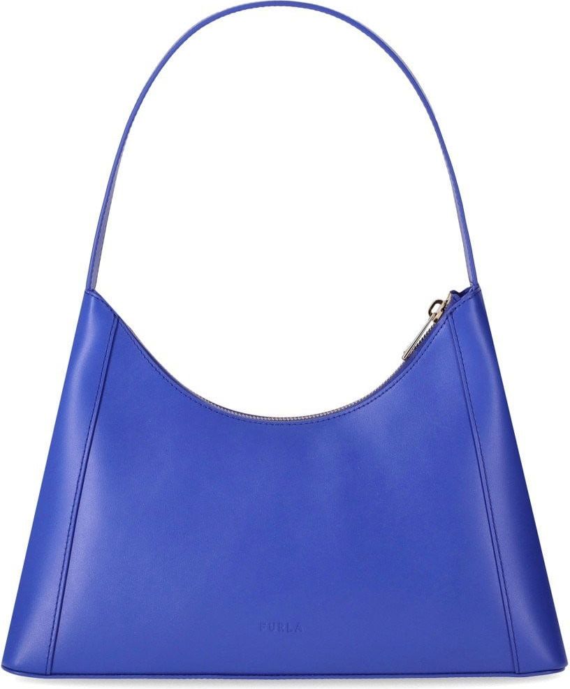 Furla Diamante S Cobalt Blue Shoulder Bag Blue Blauw