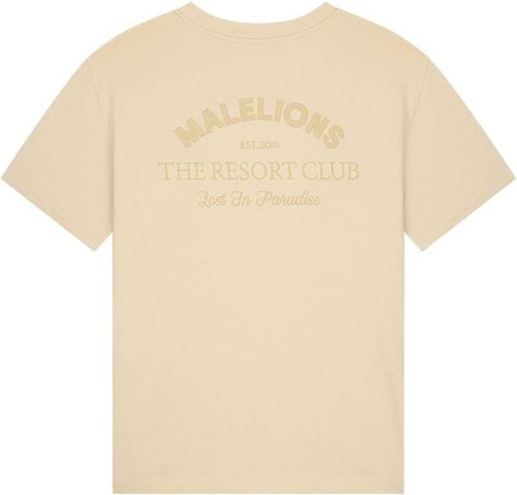Malelions Malelions Women Paradise T-Shirt - Beige Beige