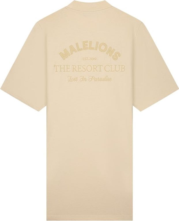 Malelions Malelions Women Paradise T-Shirt Dress - Beige Beige
