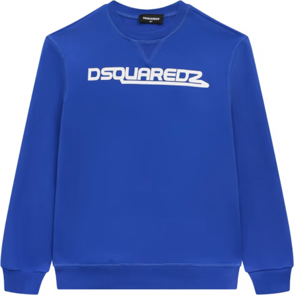 Dsquared2 Relax Felpa Sweater Kids Blauw Blauw