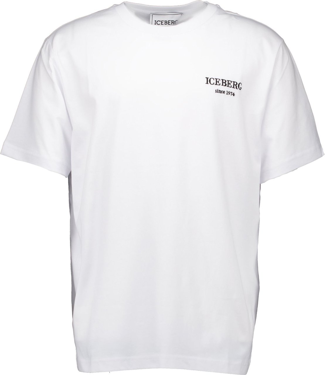Iceberg 5D Heritage Logo T-Shirt Heren Wit Wit