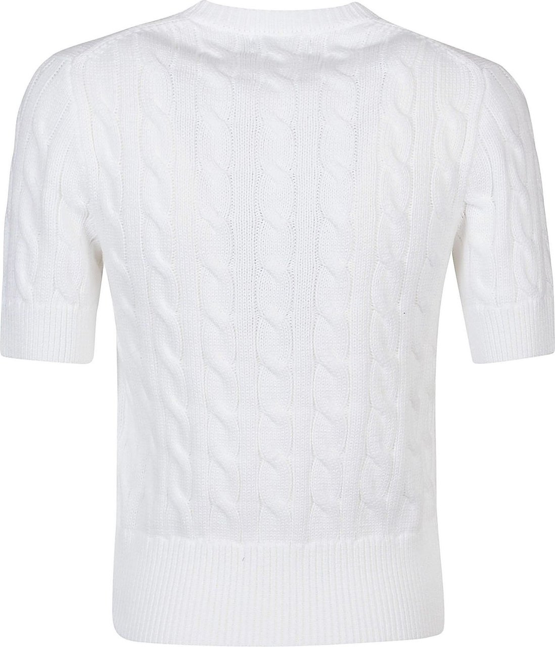 Ralph Lauren Short Sleeve Cardigan White Wit