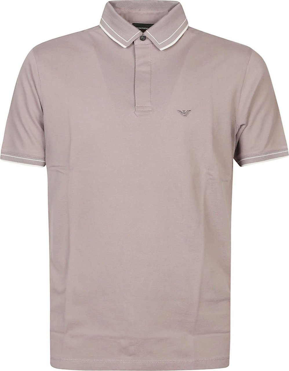 Emporio Armani Short Sleeve Polo Shirt Grey Grijs