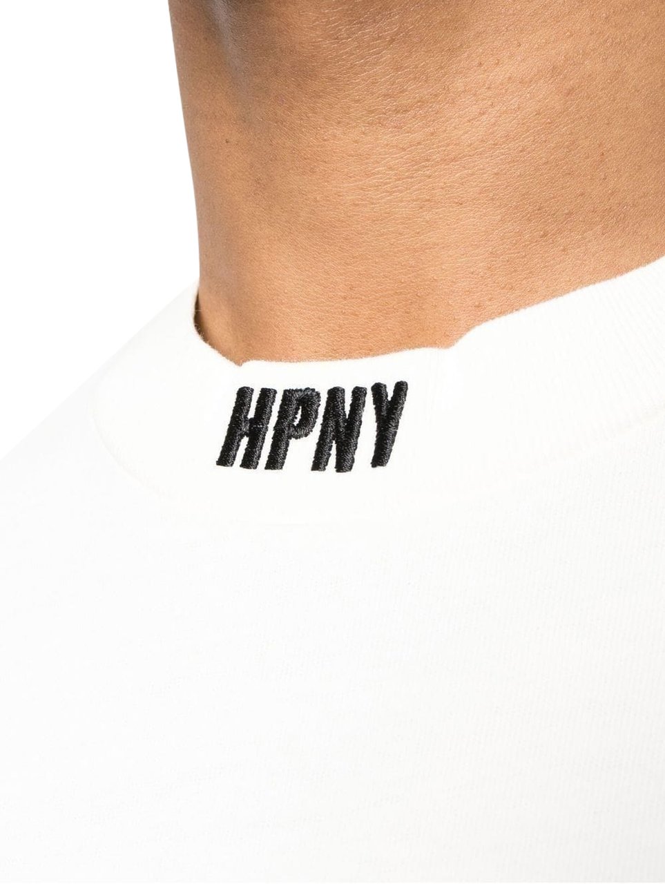 Heron Preston Heron Preston Ivory cotton oversize t-shirt Neutraal