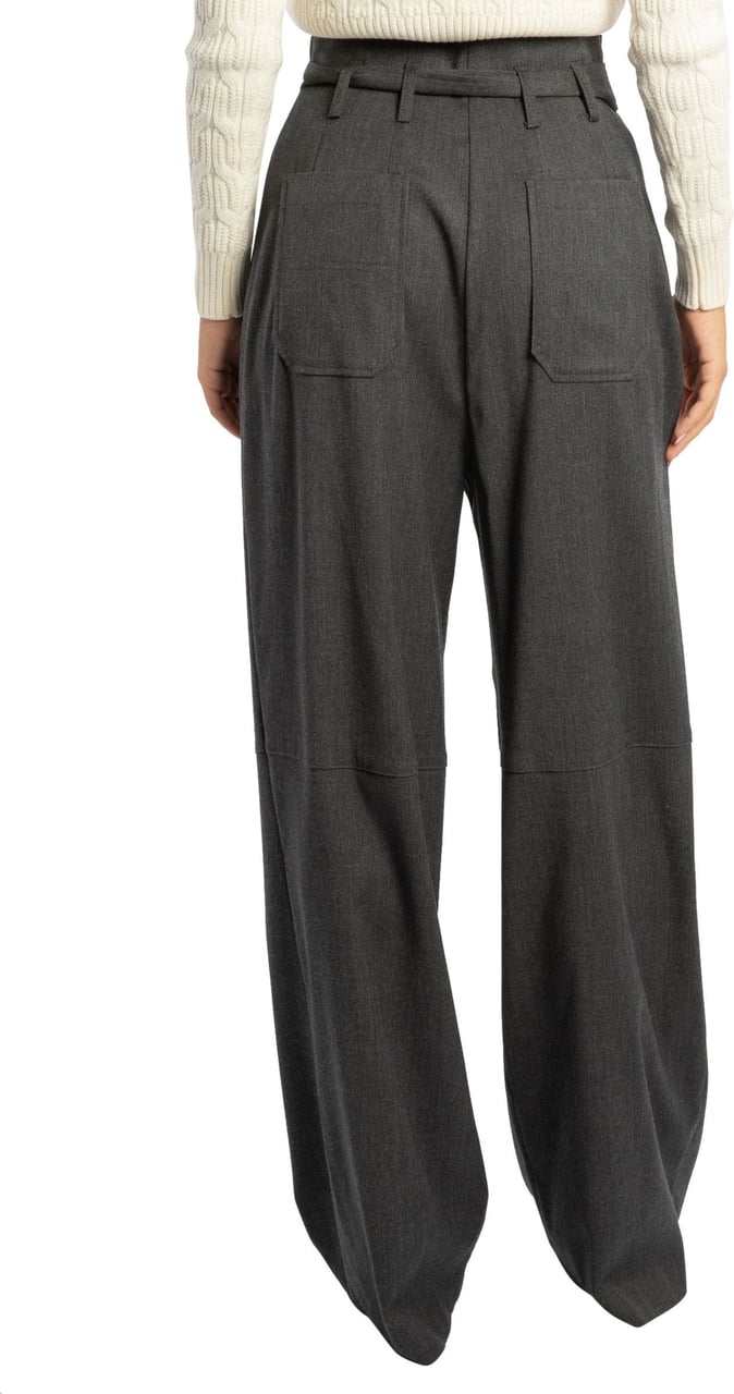 Pinko Trousers Grey Gray Grijs