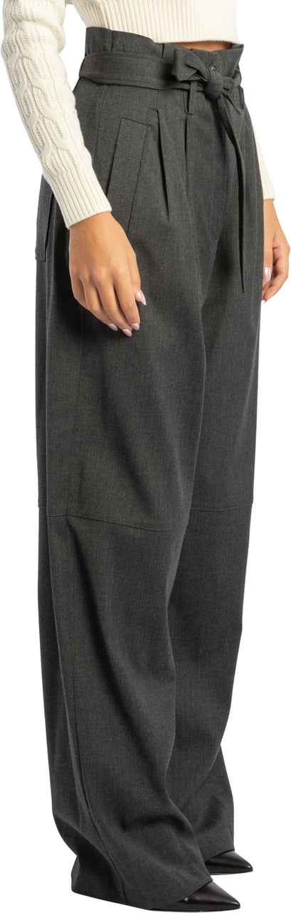 Pinko Trousers Grey Gray Grijs