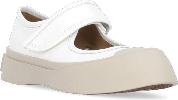 Marni Flat Shoes White Neutraal