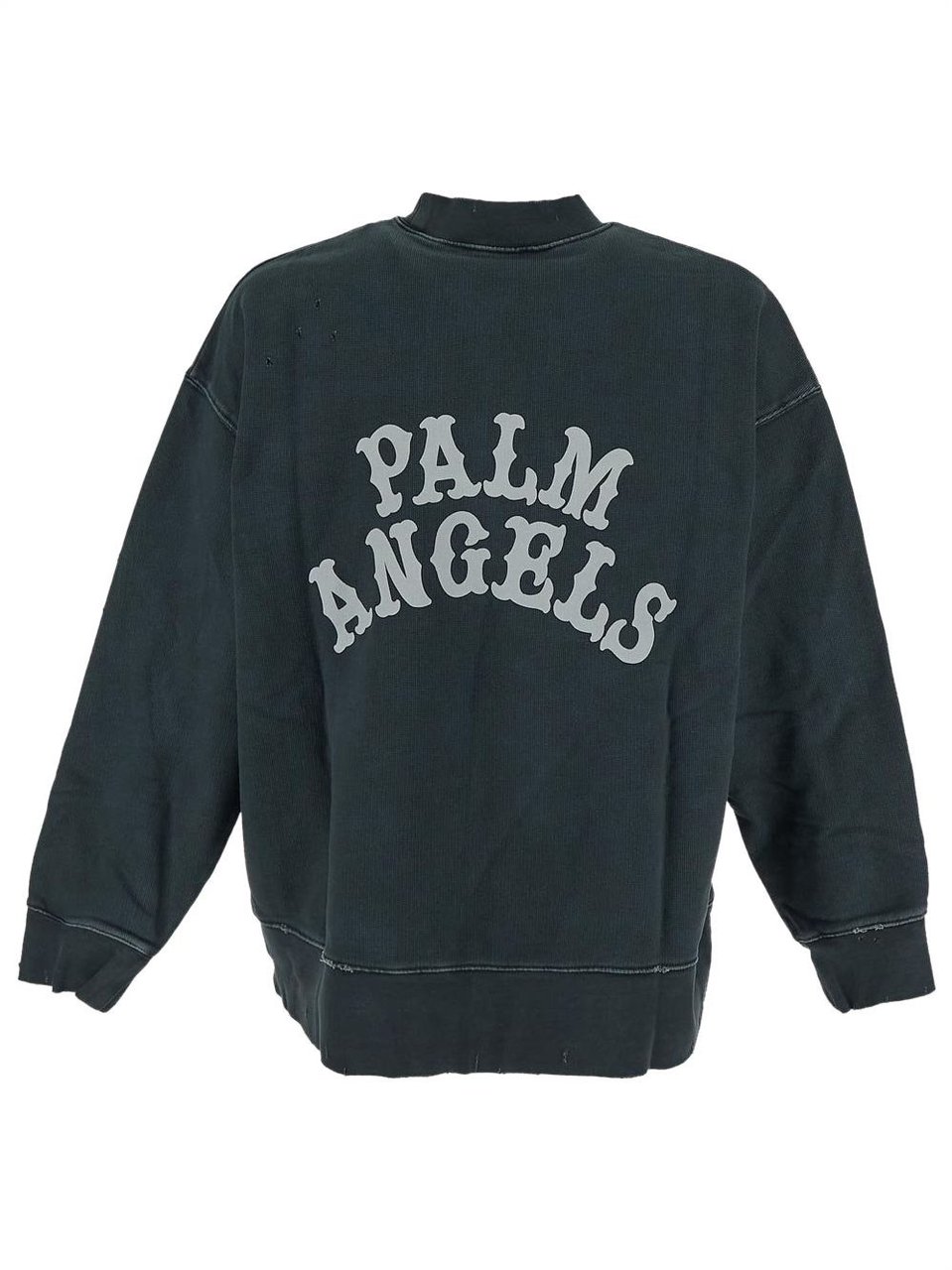 Palm Angels Cotton Sweatshirt Zwart