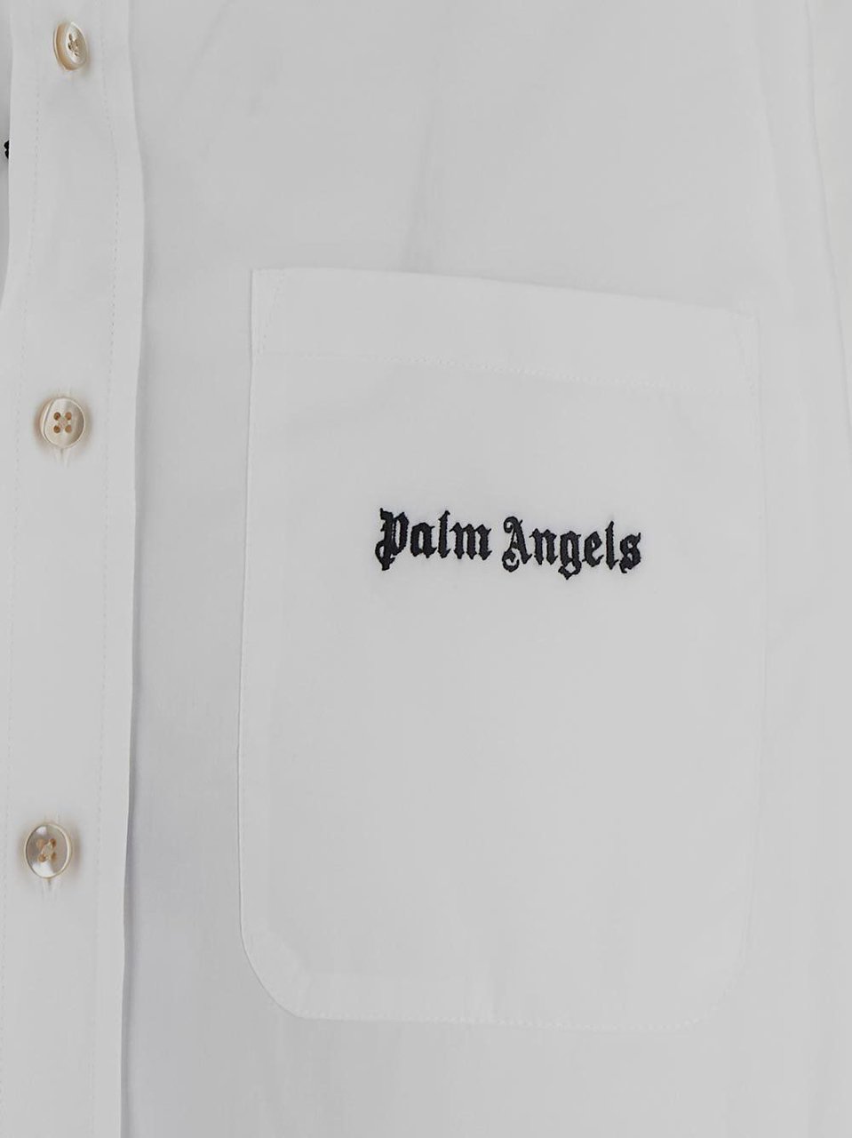 Palm Angels Cotton Shirt Wit