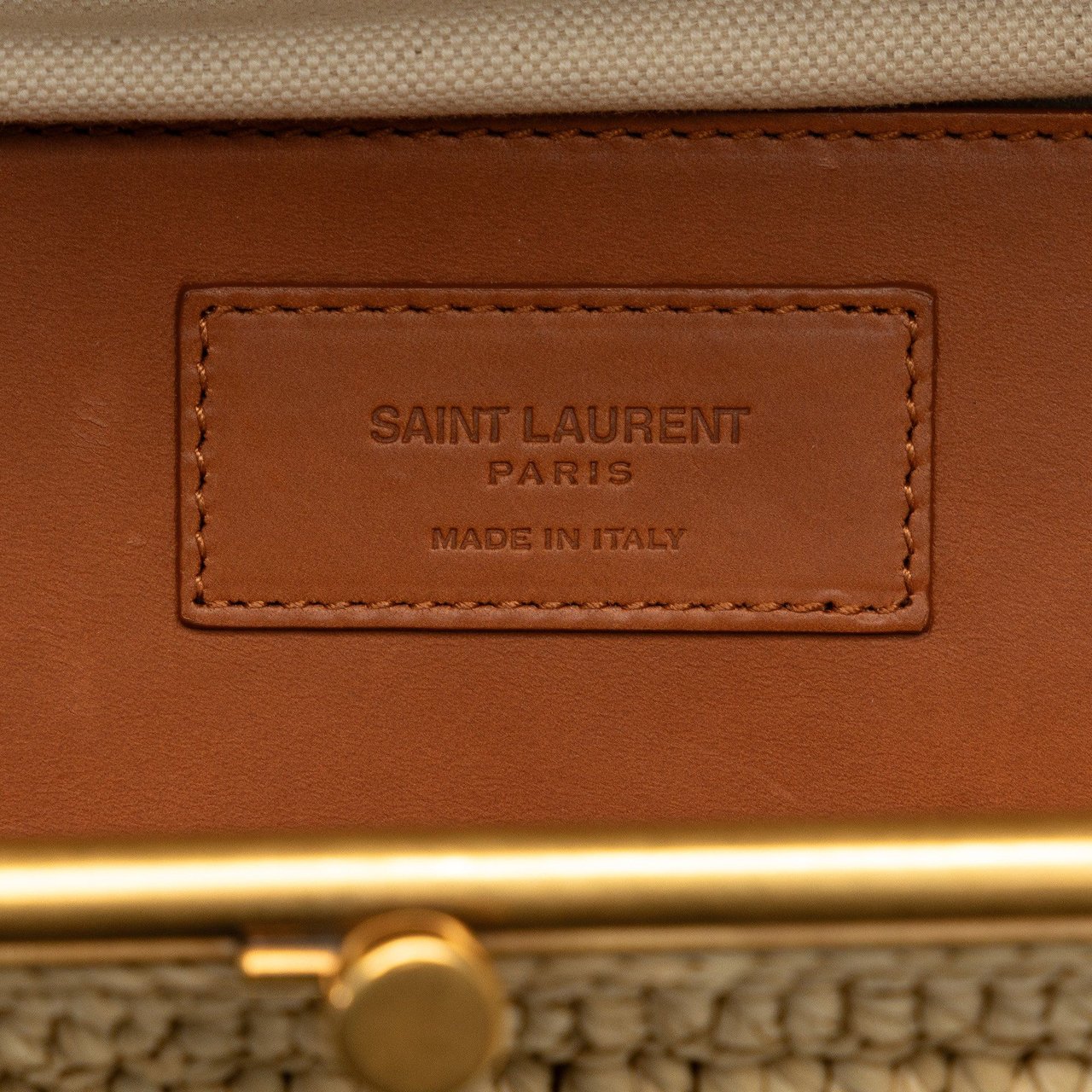 Saint Laurent Medium Sac Charniere Bag Bruin